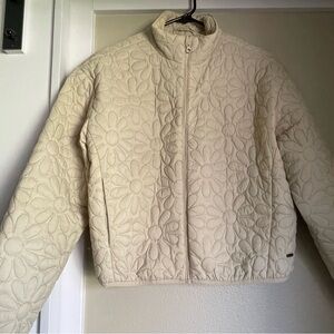 O’Neill Cream Quilted Floral Jacket